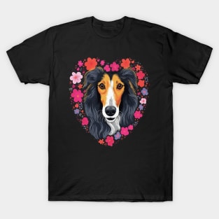 Borzoi Valentine Day T-Shirt